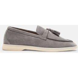 Scarosso Leandra Grigia Scamosciata - Donna Mocassini Grigio - Camoscio 37,5