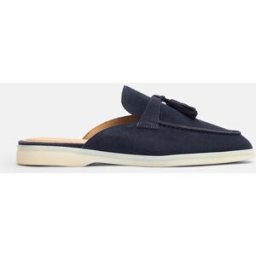 Scarosso Lucrezia Blu Scamosciata - Donna Mules Blu - Camoscio 38