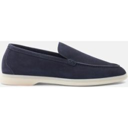 Scarosso Ludovica Blu Scamosciata - Donna Mocassini Blu - Camoscio 39