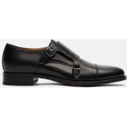 Scarosso Firenze - Uomo Monk Strap Nero - Vitello 40