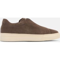 Scarosso Luca Grigio Scamosciato - Uomo Sneaker Grigio Scuro - Camoscio 43,5