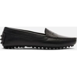 Scarosso Ashley Black - Donna Mocassini Con Gommini Nero - Vitello 37,5