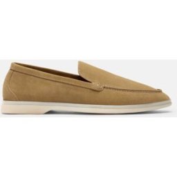 Scarosso Ludovico Beige Scamosciato - Uomo Mocassini Beige - Camoscio 42,5