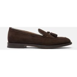 Scarosso William Brown Suede - Uomo Mocassini Marrone - Camoscio 46