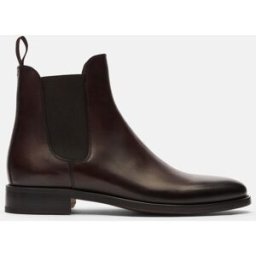Scarosso Enzo Ebano - Uomo Chelsea Boots Marrone Scuro - Vitello 43,5