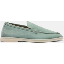 Scarosso Ludovico Salvia Scamosciato - Uomo Mocassini Verde - Camoscio 43,5
