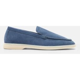 Scarosso Ludovica Acciaio Scamosciata - Donna Mocassini Blu - Camoscio 37