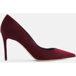 Scarosso Gigi Burgundy Suede - Donna Décolleté Bordeaux - Camoscio 41