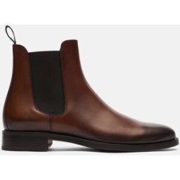 Scarosso Enzo Castagno - Uomo Chelsea Boots Marrone - Vitello 44