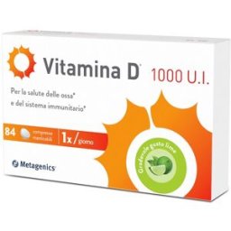 METAGENICS BELGIUM Metagenics Vitamina D 1000 UI 84 Compresse - Integratore Alimentare