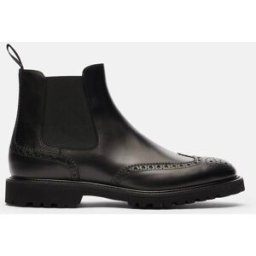 Scarosso Keith Black - Uomo Chelsea Boots Nero - Vitello 41