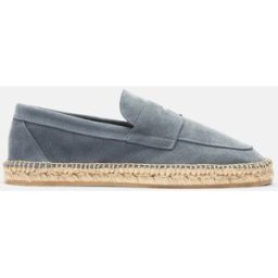 Scarosso Diego Grey Suede - Uomo Espadrillas Grigio - Camoscio 46