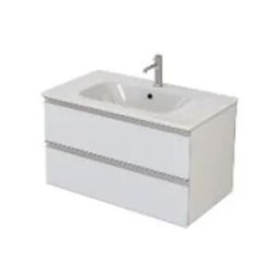 Legnox Nobu Consolle C/lavabo L 60 2 Cassetti Bianco Codice Prod: 5nobk00.068 D 5alllv1.000