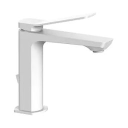 Rubinetteria Paffoni Tilt Rubinetto Miscelatore Lavabo Bianco Opaco Con Scarico Automatico 1"1/4g Codice Prod: Ti075bo