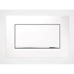 Geberit Sigma 30 115.893.Kj.1 Placca Comando 1 Tasto 115 Bianco/cromato/bianco Codice Prod: 115.893.Kj.1