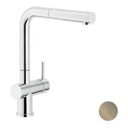 Nobili Live Rubinetto Cucina Con Doccia Estraibile Nichel Spazzolato Codice Prod: Lv00117/1ix