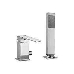 Rubinetteria Paffoni Level Miscelatore Bordo Vasca Con Deviatore Cromato Codice Prod: Les041cr