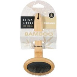 LUNA E TEO Luna&Teo Cardatore in Bamboo per Cane S