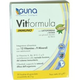 GUNA SpA Guna Vitformula Immuno 30 stick - Integratore Benessere Difese Immunitarie