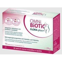 ISTITUTO ALLERGOSAN ITALIA Omni Biotic Flora Plus+ 14 bustine - Integratore Equiibrio Flora Vaginale
