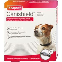 BEAPHAR Collare Antiparassitario Canishield S-M 48CM