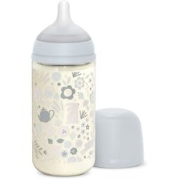 Biberon In Vetro 240 ml Suavinex Wonderland Azzurro