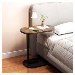 Trade Shop - Tavolino A Forma Di C Per Divano Soggiorno Camera Letto Moderno Portatile Tavolo -