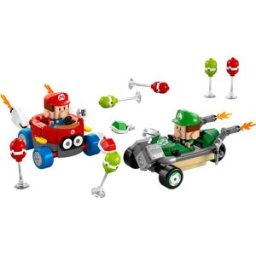Lego Mario Kart: Baby Mario vs Baby Luigi