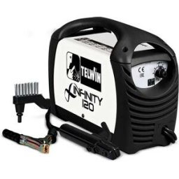 Telwin Infinity 120 - Saldatrice Inverter (MMA) + Kit, corrente continua (DC)