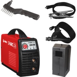 Helvi Sparc 146 - Saldatrice Inverter (MMA) + Kit, corrente continua (DC)
