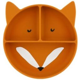 Piatto Con Scomparti In Silicone Mr. Fox Trixie