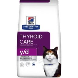 HILLS Hill's Prescription Diet y/d Thyroid Care Alimento Secco per Gatti 1.5KG