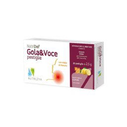 Nutridef Gola & Voce Miele E Limone 20 Pastiglie