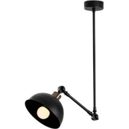 altri brand Lampadario nero con luce direzionabile Dram