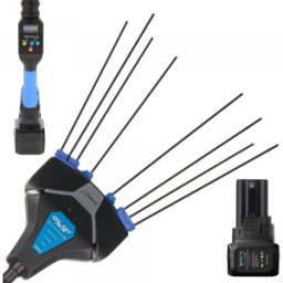 VESCO GALAXY XR14T.1 - Abbacchiatore con batteria a litio - Asta telescopica 210-320 cm - 14.4V 6Ah