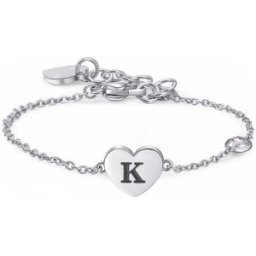 Sagapò Bracciale Donna Gioiello Click Lettera K SCK128