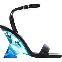 G.P. BOLOGNA - Sandalo in pelle con cinturino alla caviglia - Colore: Nero,Taglia: 35