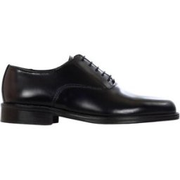 CRIVAL - Stringata francesina in pelle abrasivata - Colore: Nero,Taglia: 39