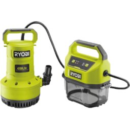 Ryobi RY18SPA-0 - Pompa sommersa per acque chiare e scure - 18V - SENZA BATTERIA E CARICABATTERIA