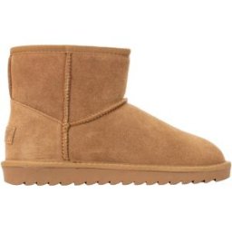 COLORS OF CALIFORNIA - Tronchetto in pelle scamosciata con logo - Colore: Marrone,Taglia: 41