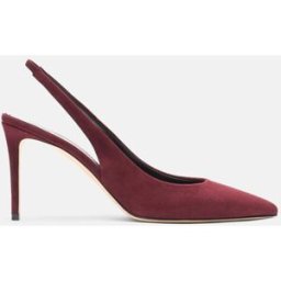 Scarosso Sutton Burgundy Suede - Donna Décolleté Bordeaux - Camoscio 41