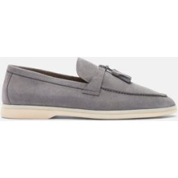 Scarosso Leandro Grigio Scamosciato - Uomo Mocassini Grey - Suede 44