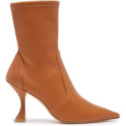 Stuart Weitzman Xcurve 85 Sock Bootie - Donna Toffee 37.5