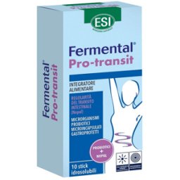 Esi Fermental Pro-Transit Integratore Per La Regolarità Del Transito Intestinale 10 Stick