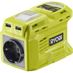 Ryobi RY18BI150B-0 - Inverter 18V - Potenza 150 W - Funzione caricabatterie - SENZA BATTERIA