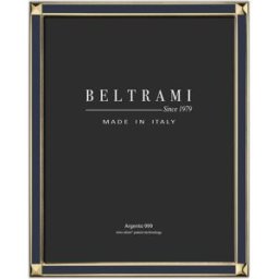 Beltrami Portafoto wengè oro foto 15x20 cm con argento Miro Silver