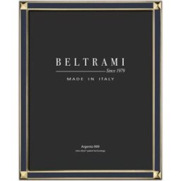 Beltrami Portafoto wengè oro foto 10x15 cm con argento Miro Silver