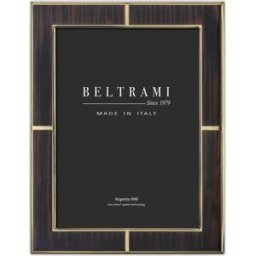 Beltrami Portafoto rovere oro foto 15x20 cm con argento Miro Silver