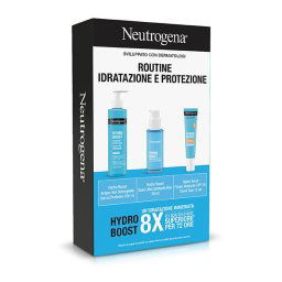 Neutrogena Hydro Boost - Cofanetto Detergente 200ml + Siero 30ml + Fluido SPF0 15ml