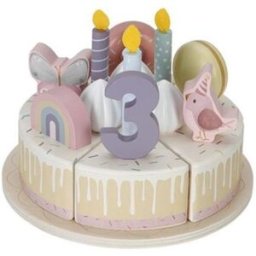 Torta di Compleanno di Legno Little Dutch Rosa